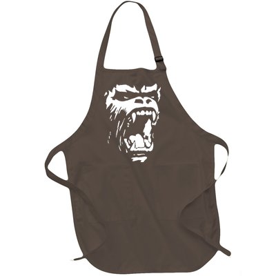 Gorilla Roar Cool Full-Length Apron With Pockets