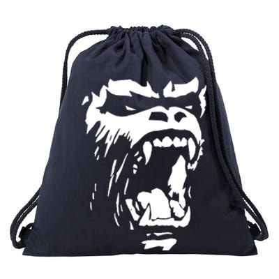 Gorilla Roar Cool Drawstring Bag