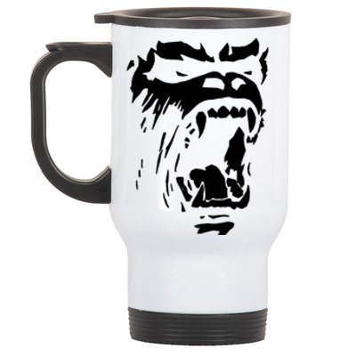 Gorilla Roar Cool Stainless Steel Travel Mug