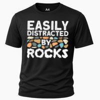 Geology , Rock Collector , Geologist Stone Cooling Performance Crew T-Shirt