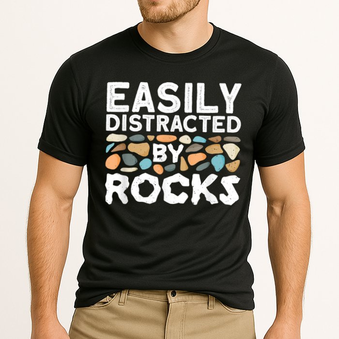 Geology , Rock Collector , Geologist Stone Cooling Performance Crew T-Shirt
