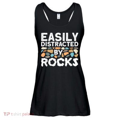 Geology , Rock Collector , Geologist Stone Ladies Essential Flowy Tank
