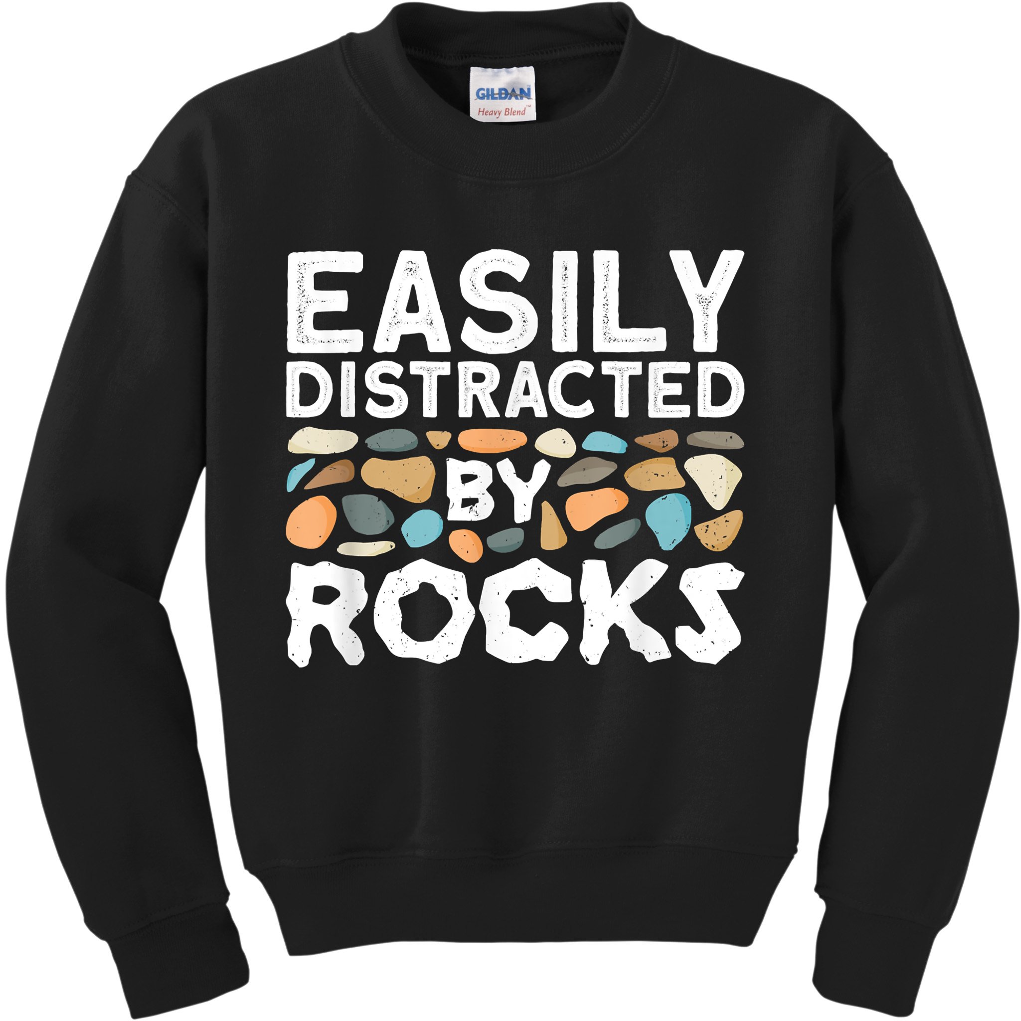 Geology , Rock Collector , Geologist Stone Kids Sweatshirt