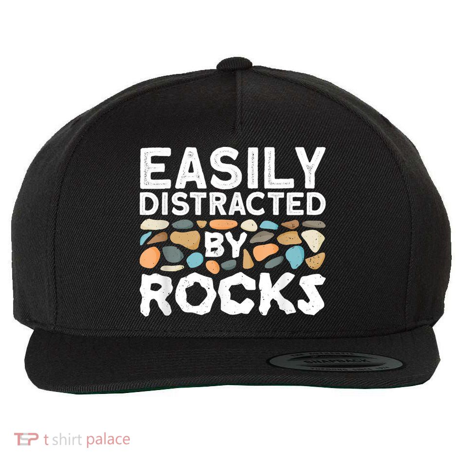 Geology , Rock Collector , Geologist Stone Wool Snapback Cap