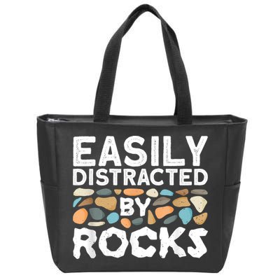Geology , Rock Collector , Geologist Stone Zip Tote Bag