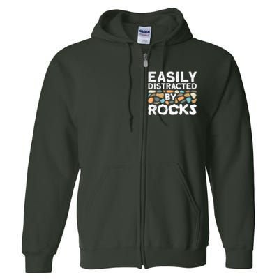 Geology , Rock Collector , Geologist Stone Full Zip Hoodie