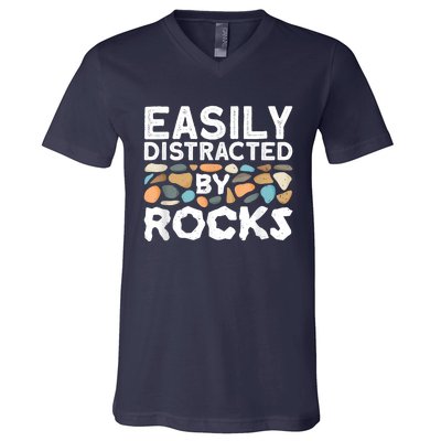 Geology , Rock Collector , Geologist Stone V-Neck T-Shirt