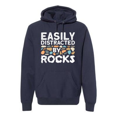 Geology , Rock Collector , Geologist Stone Premium Hoodie