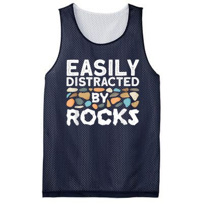 Geology , Rock Collector , Geologist Stone Mesh Reversible Basketball Jersey Tank