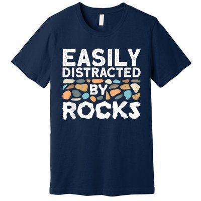 Geology , Rock Collector , Geologist Stone Premium T-Shirt