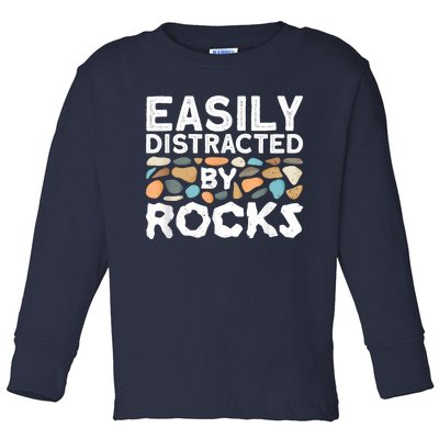 Geology , Rock Collector , Geologist Stone Toddler Long Sleeve Shirt