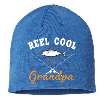 Great Reel Cool Grandpa Fishing Gift Sustainable Beanie