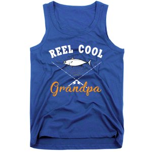 Great Reel Cool Grandpa Fishing Gift Tank Top