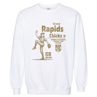 Grand Rapids Chicks Professional Women Baseball Garment-Dyed Sweatshirt