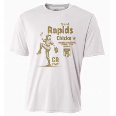 Grand Rapids Chicks Professional Women Baseball Cooling Performance Crew T-Shirt