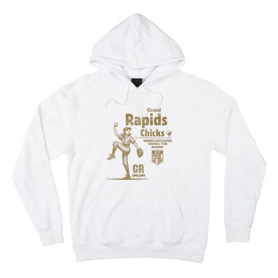 Grand Rapids Chicks Professional Women Baseball Hoodie