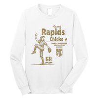 Grand Rapids Chicks Professional Women Baseball Long Sleeve Shirt