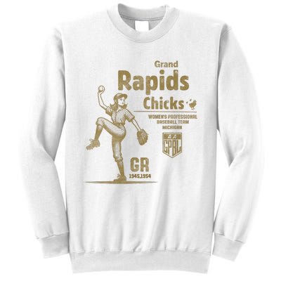 Grand Rapids Chicks Professional Women Baseball Sweatshirt