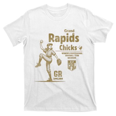 Grand Rapids Chicks Professional Women Baseball T-Shirt