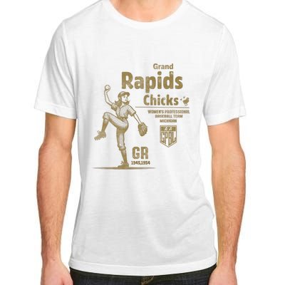 Grand Rapids Chicks Professional Women Baseball Adult ChromaSoft Performance T-Shirt