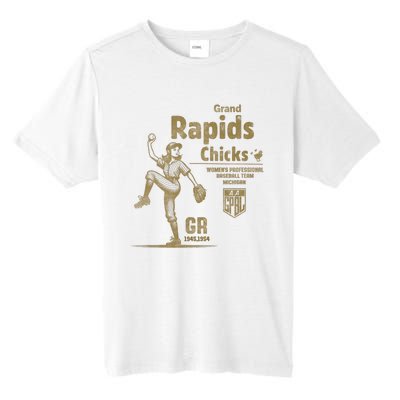 Grand Rapids Chicks Professional Women Baseball Tall Fusion ChromaSoft Performance T-Shirt