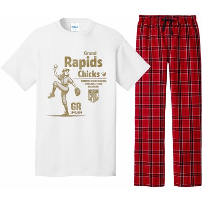 Grand Rapids Chicks Professional Women Baseball Pajama Set