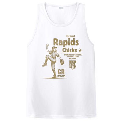 Grand Rapids Chicks Professional Women Baseball PosiCharge Competitor Tank