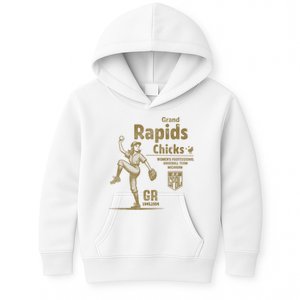 Grand Rapids Chicks Professional Women Baseball Kids Hoodie