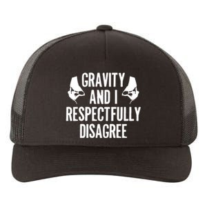 Gravity Rock Climbing Bouldering Climber Climb Mountain Funny Gift Yupoong Adult 5-Panel Trucker Hat