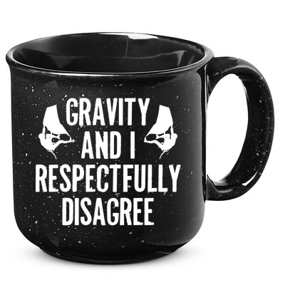 Gravity Rock Climbing Bouldering Climber Climb Mountain Funny Gift 15oz Campfire Ceramic Mug