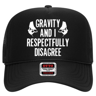 Gravity Rock Climbing Bouldering Climber Climb Mountain Funny Gift Trucker Hat
