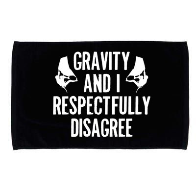 Gravity Rock Climbing Bouldering Climber Climb Mountain Funny Gift Microfiber Hand Towel