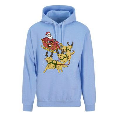 Golden Retriever Christmas Great Gift Unisex Surf Hoodie