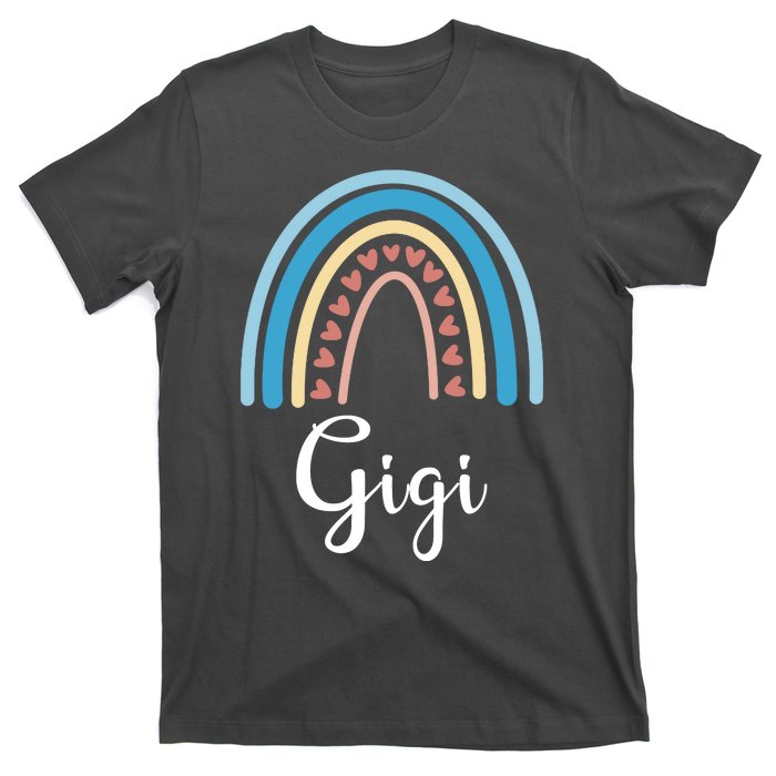 Gigi Rainbow Cute Gift For Grandma T-Shirt