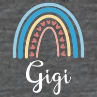 Gigi Rainbow Cute Gift For Grandma Baby Bodysuit