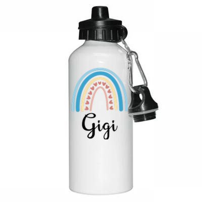 Gigi Rainbow Cute Gift For Grandma Aluminum Water Bottle