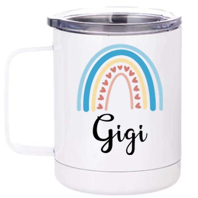 Gigi Rainbow Cute Gift For Grandma 12 oz Stainless Steel Tumbler Cup