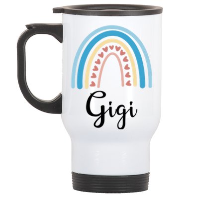 Gigi Rainbow Cute Gift For Grandma Stainless Steel Travel Mug