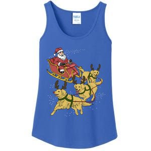 Golden Retriever Christmas Gift Ladies Essential Tank