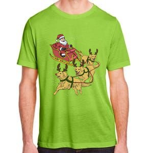 Golden Retriever Christmas Gift Adult ChromaSoft Performance T-Shirt