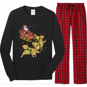 Golden Retriever Christmas Gift Long Sleeve Pajama Set