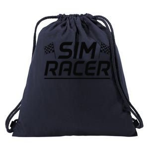 Gaming Race Car Racer Simulation Sim Racing Drawstring Bag