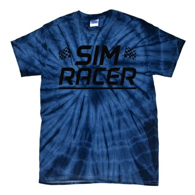 Gaming Race Car Racer Simulation Sim Racing Tie-Dye T-Shirt