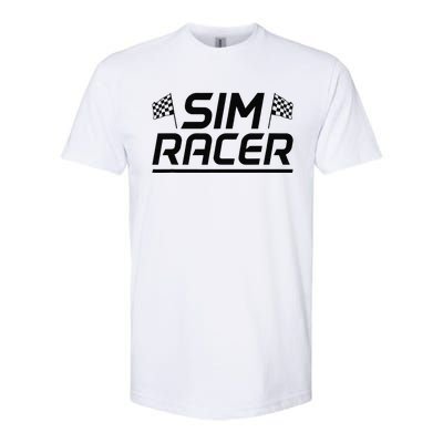 Gaming Race Car Racer Simulation Sim Racing Softstyle® CVC T-Shirt