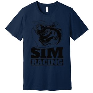 Gaming Racer Car Simulation Race Sim Racing Premium T-Shirt