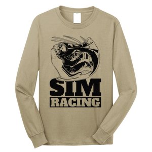 Gaming Racer Car Simulation Race Sim Racing Long Sleeve Shirt