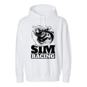 Gaming Racer Car Simulation Race Sim Racing Garment-Dyed Fleece Hoodie