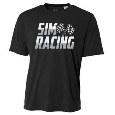 Gaming Racer Car Race Simulation Sim Racing Cooling Performance Crew T-Shirt