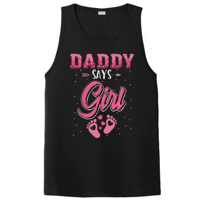 Gender reveal daddy dad matching family set PosiCharge Competitor Tank