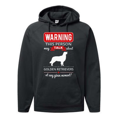 Golden Retriever Dog Breed Performance Fleece Hoodie